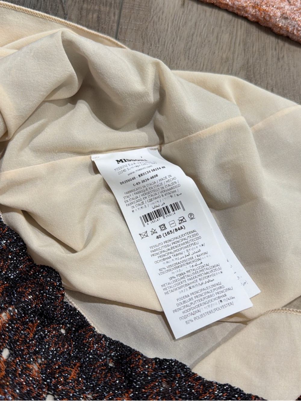 Missoni metallic ombré knit mini dress - Picture 6 of 8